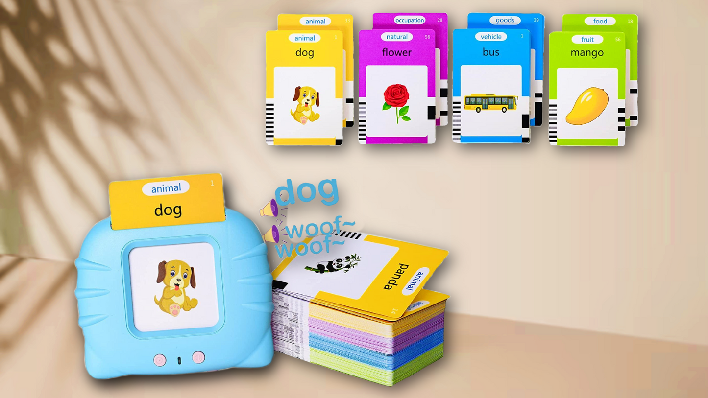 224 Early Educational Talking Flash Card Dee For 1-6+ Year Olds