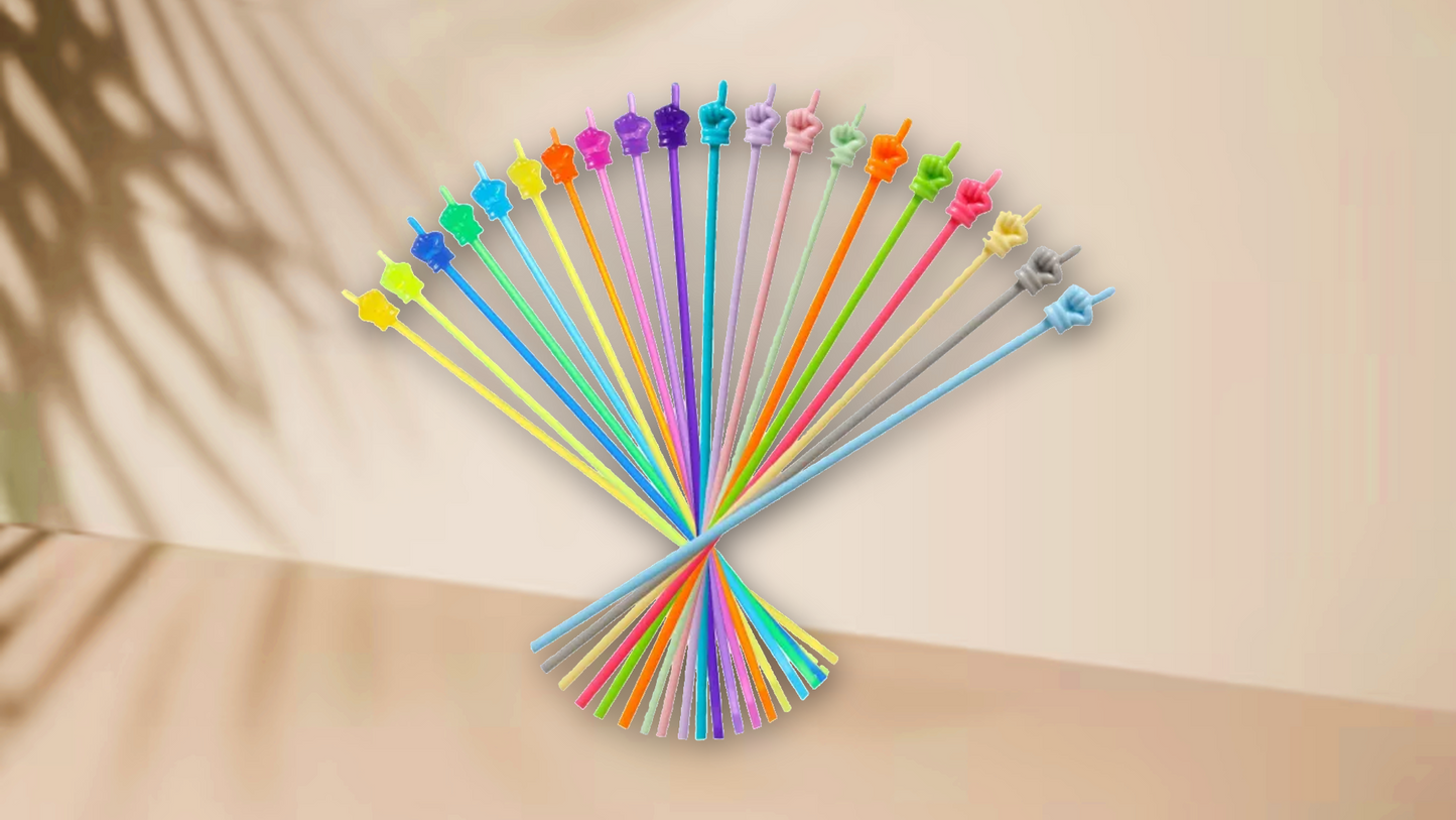 10pcs Macaron Color Series Pointing Reading Stick